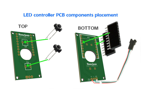 A LED controller PCB example